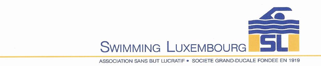 Rapport semestriel des activités du Swimming Luxembourg Automne 2017 Pour la