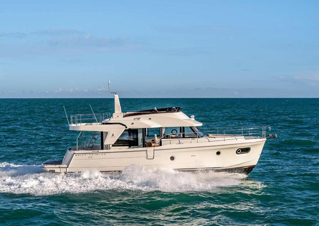In keeping with the outstanding performance of the range, the Swift Trawler 47 s fuel consumption is very reasonable.