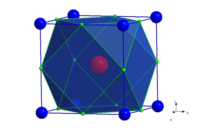 (b) The A ion ( red ) is at the center with 12 oxygen first neighbors 1.1.2 The deformation perovskite Many function properties are directly related to deformation of perovskite.