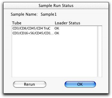 Worklist status icons show which samples have been run.