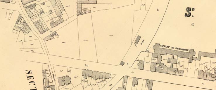 Entre le chemin de fer et l étang, le long des rues Granvelle, du Cardinal et de l Obéissance, se développa dans la seconde moitié du XIX e siècle le quartier