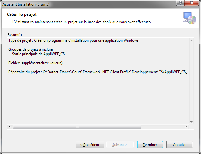 13 Déployer une application cliente avec le Framework.NET 3.