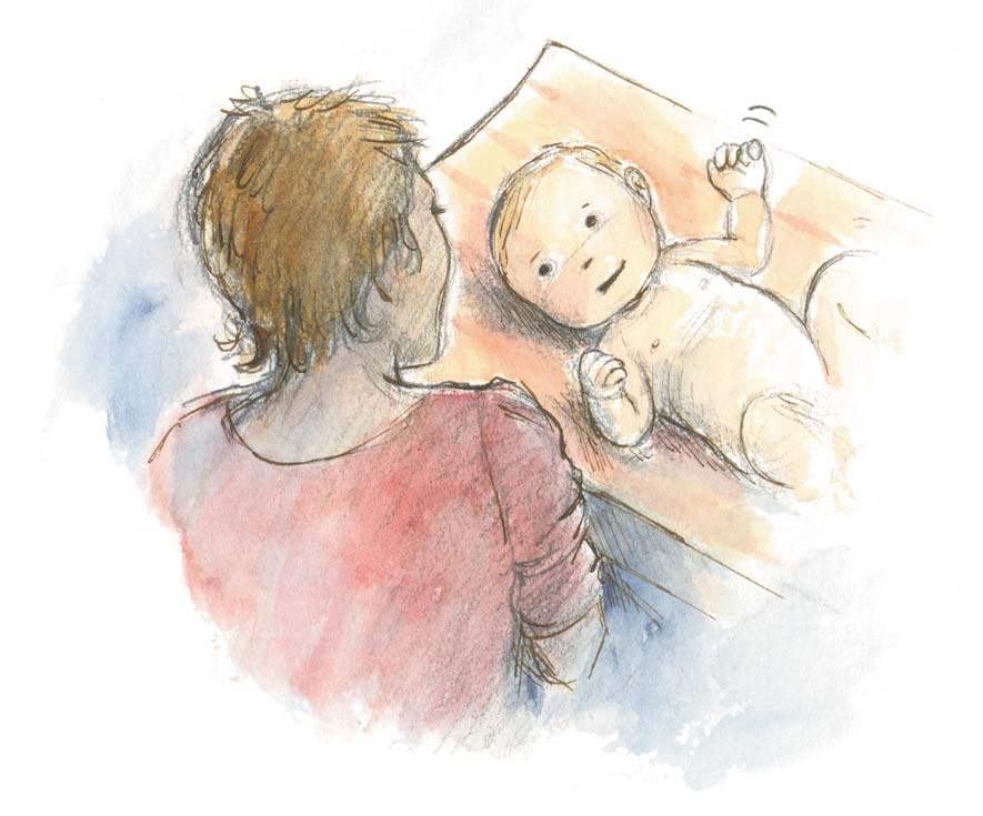 Généralement, votre bébé nouveau-né s'apaise lorsque vous le prenez dans vos bras. Il a besoin de calme pour s'habituer à sa nouvelle existence.