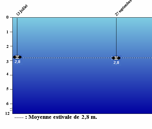 16.2 Qualité et physico-chimie de l eau du Grand lac Shaw : Dates (2006) 07/07 27/09 19 24 Phosphore total (µg/l) 21,5 moy. 5,65 7,68 Chlorophylle α (µg/l) 6,67 moy.