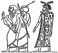 aussi attachée ou peinte sur les robes de Rotnno, on peut en voir des traces dans les ornements de luxe de Rebo, ce qui montre qu'elle était déjà en usage au XVe siècle avant l'ère chrétienne 7.