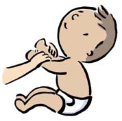LES DIFFÉRENTES POSTURES Chez le nouveau- né à terme, on observe une hypertonie 4 des membres et une hypotonie 5 de la tête et du tronc.
