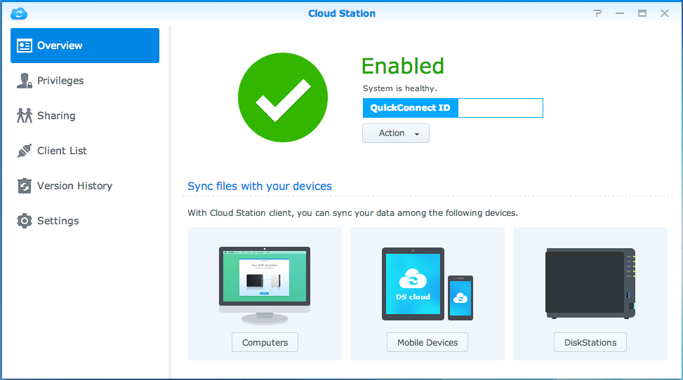 Synchronisation des fichiers via Cloud Station Cloud Station est un service de partage des fichiers qui vous permet de synchroniser les fichiers entre