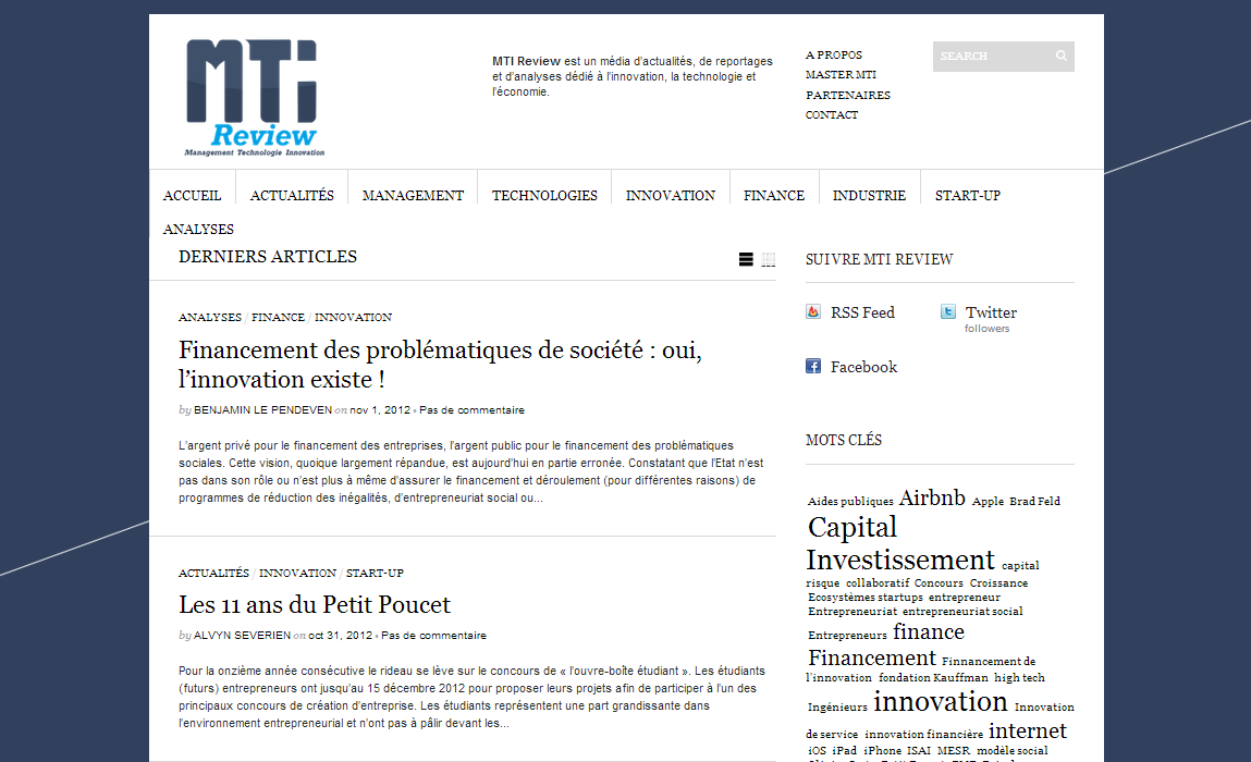9 MTI Review MTI Review est un média d actualité, de reportage et d analyse dédié à l innovation, la technologie et l économie.