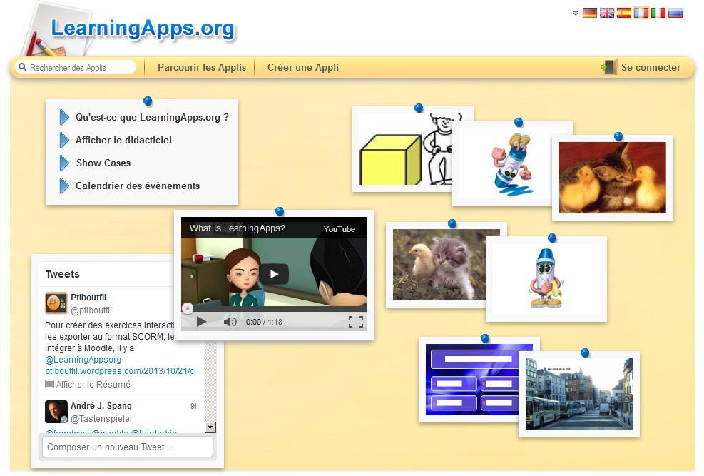 Utiliser le site learningapps.org pour créer des activités interactives I. Créer un compte - Pour pouvoir utiliser le site learningapps.