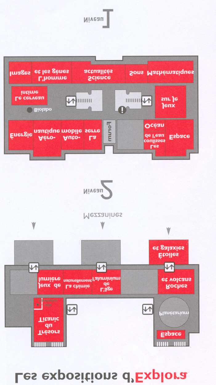 6. Observez le plan de la Cité des Sciences et de l Industrie.
