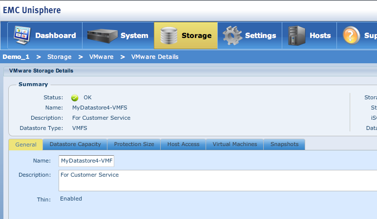 Intégration VMware avec EMC Unisphere Découverte automatique Machines Virtuelles