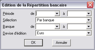 Menu Etat Répartition bancaire... Etat / Répartition bancaire.