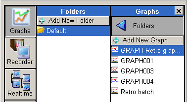 Dossiers (Folders) Dossiers Diagramme Vous trouverez ci-dessous une liste de dossiers dans laquelle l'utilisateur peut organiser les diagrammes. FIGURE 7.