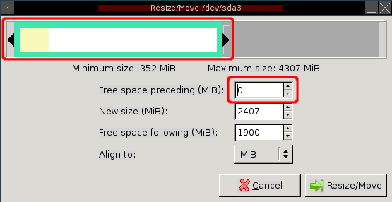 Dans cet exemple, le disque contient 3 partitions principales : sda1 : partition de dépannage de Windows Seven sda2 : partition système de Windows Seven sda3 : partition de données Les partitions
