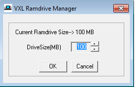 Gestionnaire VXL de mémoire RAM Le Ramdrive est l espace de mémoire vive réservé à l enregistrement de données temporaires. Il s agit du disque Z figurant dans la fenêtre My Computer (Ordinateur).