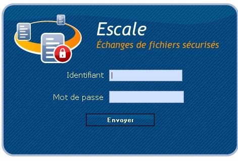 3 CONNEXION La connexion à ESCALE s'effectue par le biais d'un navigateur web (Internet Explorer ou Mozilla Firefox par exemple).