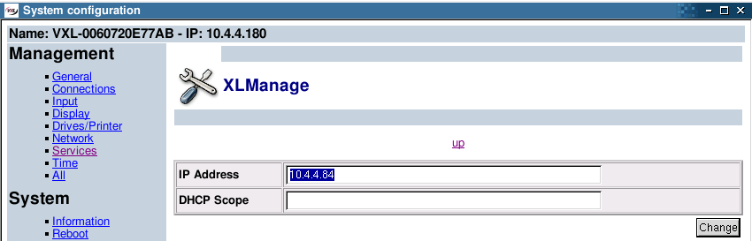 Enregistrement des clients Manuel Gio Pour enregistrer manuellement le client Gio G1 : Sur le bureau, appuyer sur F2, la fenêtre Setup Manager (gestionnaire de configuration) s affiche.