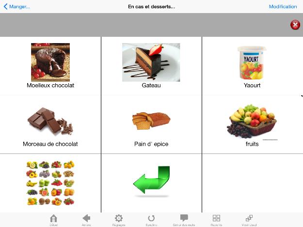 4 Réglages de l application MyTalk Mobile - Sélectionner «réglages» sur l écran d accueil de votre ipad.