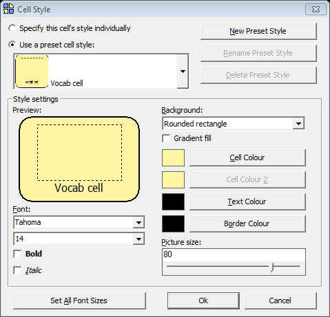 Style de cellule The Grid 2 utilise des styles pour être sûr d avoir une mise en page régulière.