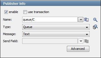 Pour configurer et activer la capacité d'écoute de messages (abonnement), sélectionnez la case à cocher Enable (Activer).