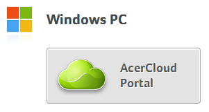 Configurer AcerCloud AcerCloud est un service de nuage personnel qui vous permet d accéder à vos fichiers sur Internet, et d assurer que vos fichiers les plus importants sont toujours à jour.