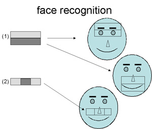 Pour mieux expliquer cela, le visage de l être humain contient des zones plus sombres que d autres, par exemple la région des yeux est généralement plus foncée que le nez ou les joues. La figure 4.