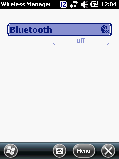 7. Après la validation de votre PIN, double cliquez sur le nom Bluetooth puis sélectionnez Activer. Vos informations COM seront affichées une fois la connexion réalisée avec succès. WEH6.5 8.