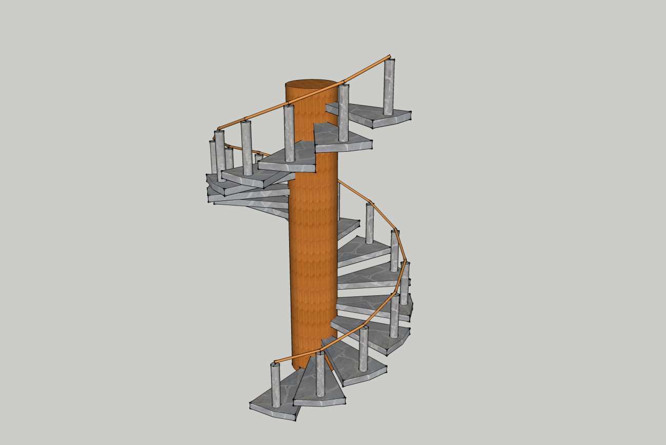 4.6.2 - Escaliers Il faut éviter : - les escaliers en voûte, - les escaliers avec crémaillère, - les escaliers hélicoïdaux, - les escaliers à marches en consoles