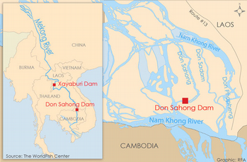 Rapport d'activité Le travail est toujours en cours sur la démarcation entre le Laos et le Cambodge, elle est actuellement d'environ 86 pour cent achevée.