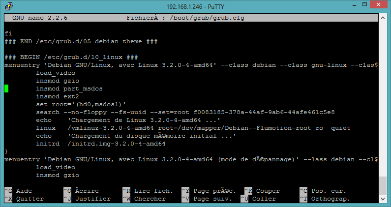 Après fermeture de l interface, on pourra revenir sur le terminal tty1 par la combinaison de touche «ctrl+alt+f1» Configurer le boot Après installation de LXDE, Lightdm sera lancé a chaque démarrage