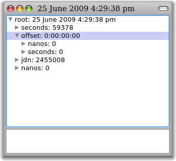 136 L environnement de programmation de Pharo FIGURE 6.23 Explorer TimeStamp now. FIGURE 6.24 Explorer les variables d instance.