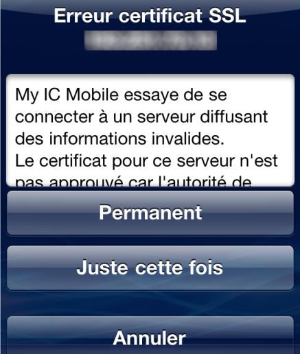 3 Configuration de My IC Mobile pour iphone 3.1 Installation et configuration de My IC Mobile 9 10 Télécharger l'application My IC Mobile à partir d' Apple Store. Installer et lancer l'application.