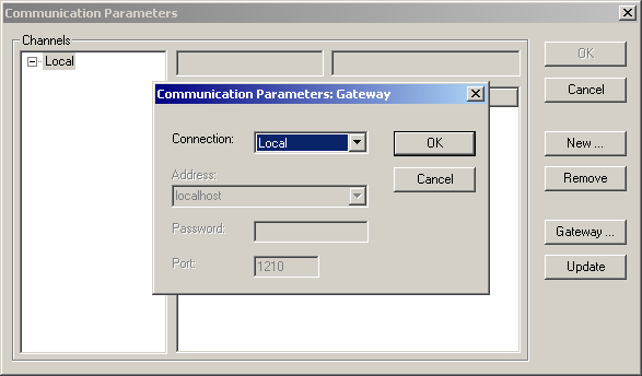 5. Principales fonctions de commande de CIROS Mechatronics 11. Dans l'arborescence, cliquez sur l'entrée Connection pour indiquer le type de connexion entre le serveur OPC et l'api logiciel.