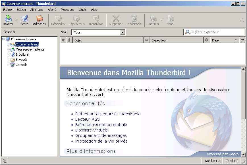 Mozilla Firefox / Thunderbird Firefox, navigateur Web moderne, léger et