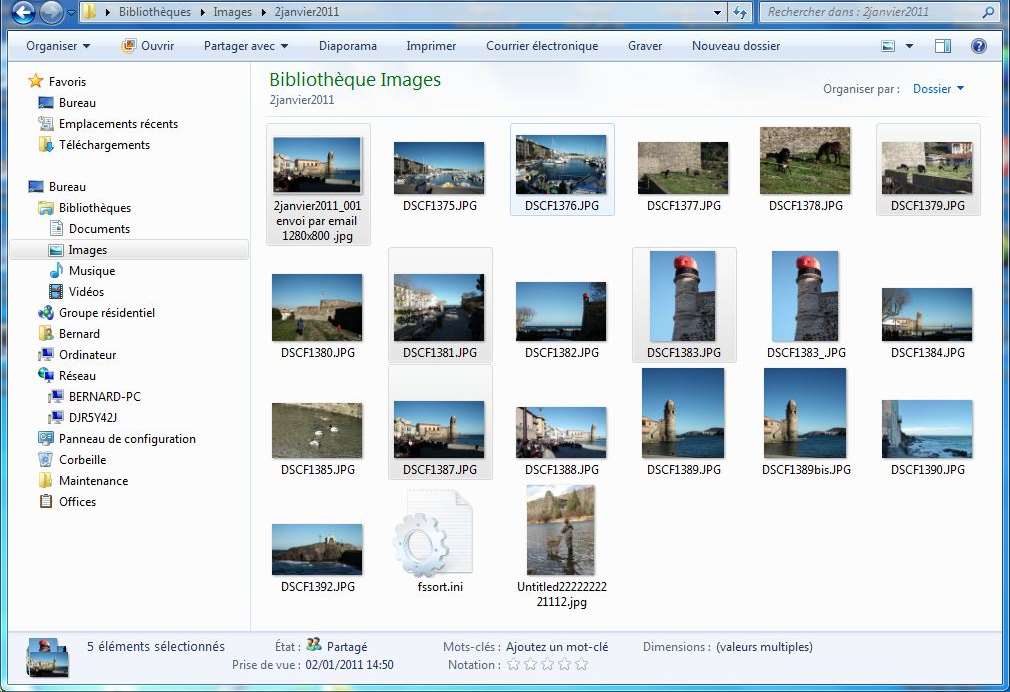 2 - J imprime des photos depuis Windows Explorateur WINDOWS Ouvrir l