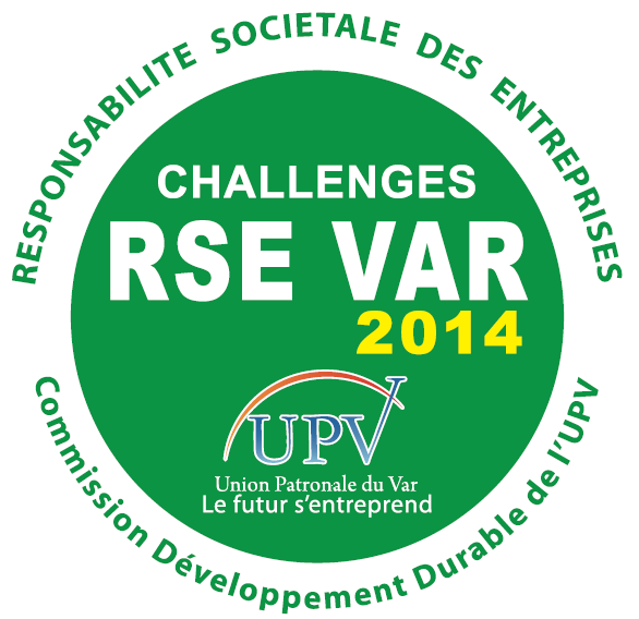 7 éme édition des Challenge RSE Var L UPV organise au travers de sa commission développement le challenge RSE Var pour la 7 ème année. Les trophées ont été remis lors de l assemblée Générale de l UPV.