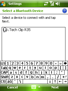 Se connecter 113 3. Tapez Bluetooth > onglet Devices > Add new device. Votre appareil recherche d autres appareils Bluetooth et les affiche. 4.
