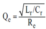 Afin de simplifier l expression du gain Mg, on se sert des formules importantes suivantes : Le ratio d inductances du transformateur :, Le facteur de qualité :, La fréquence normalisée :.