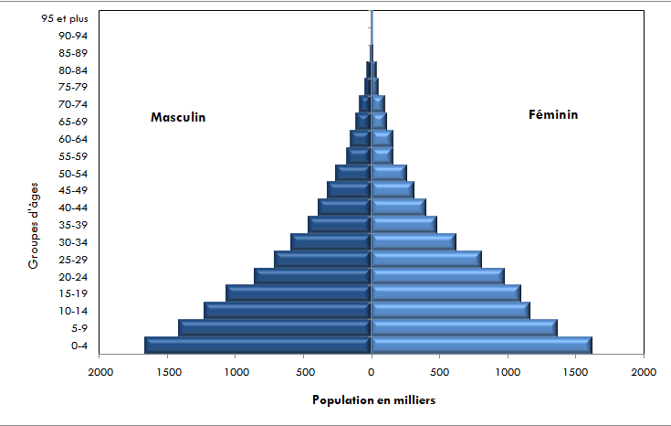 1. DONNEES SUR LA POPULATION Cette partie présente de façon sommaire l évolution et la structure de la population au Cameroun de 1976 à 2010.