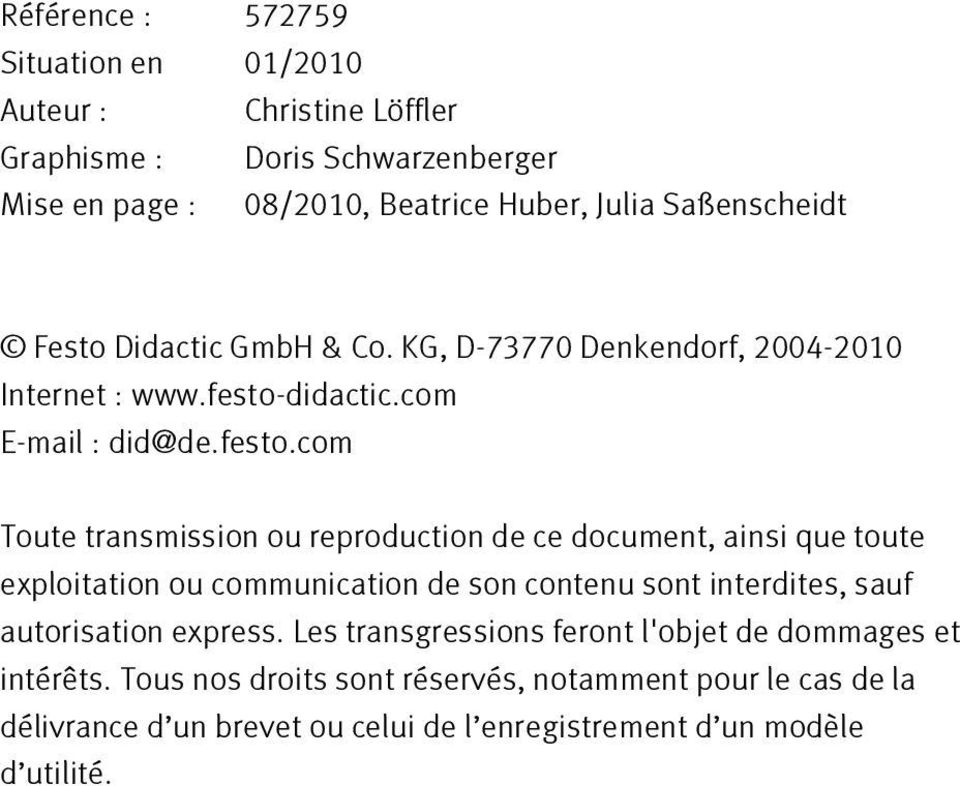 didactic.com E-mail : did@de.festo.