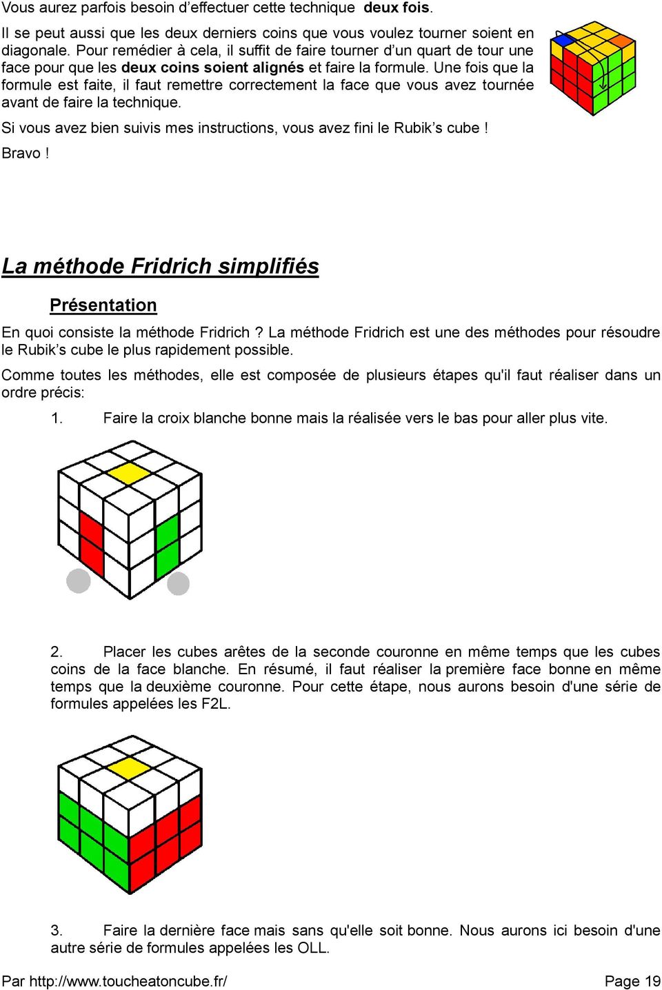 sommaire    2 le rubik u0026 39 s cube 2x2x pdf