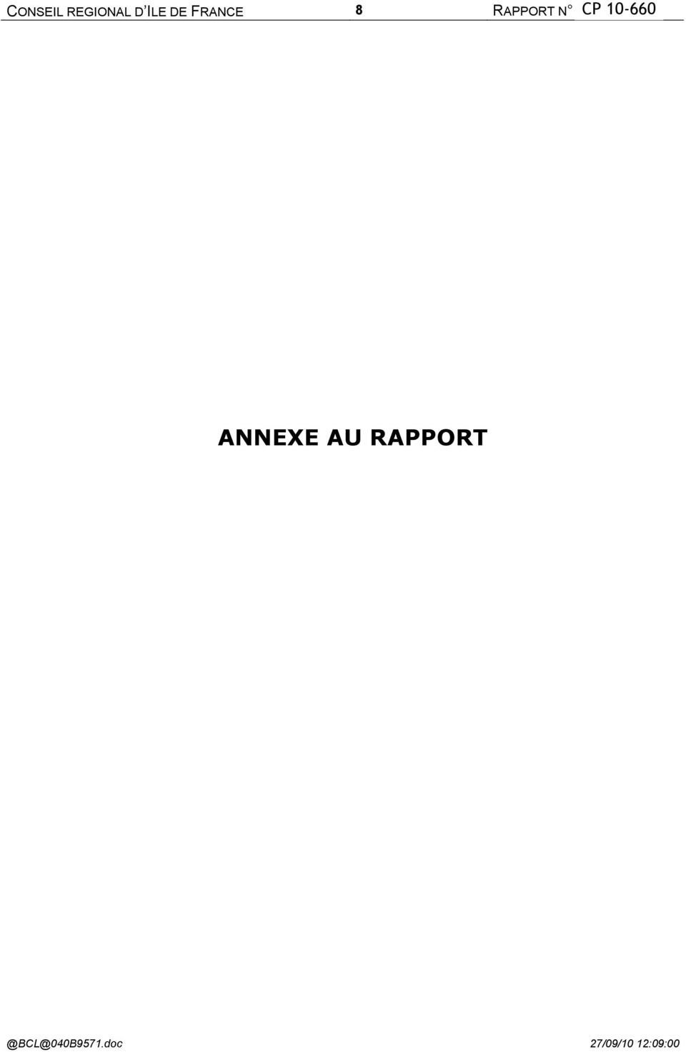 RAPPORT N <%numcx%>