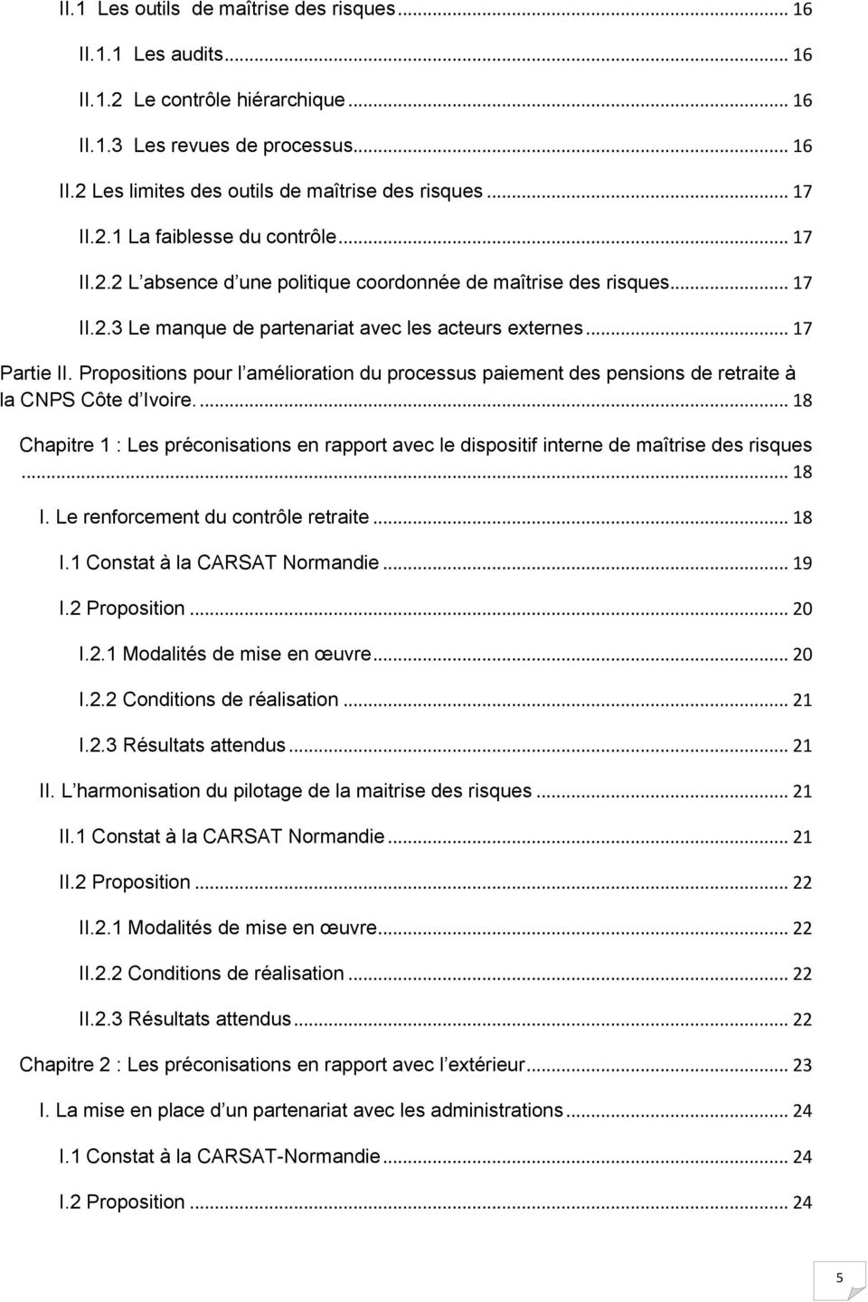 Propositions pour l amélioration du processus paiement des pensions de retraite à la CNPS Côte d Ivoire.