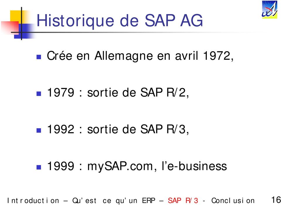 1979 : sortie de SAP R/2,!