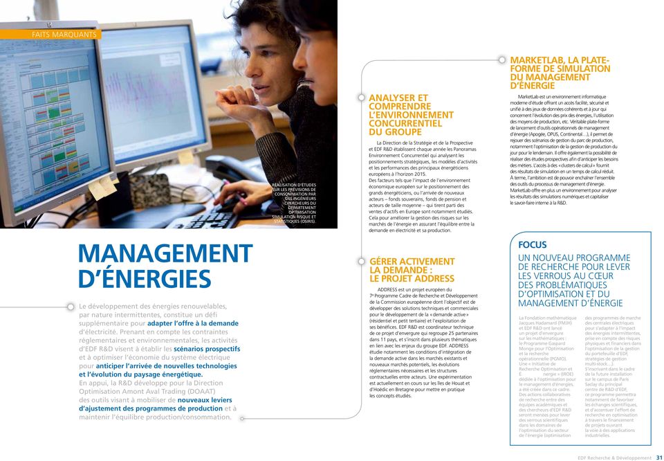 analysent les positionnements stratégiques, les modèles d activités et les performances des principaux énergéticiens européens à l horizon 2015.