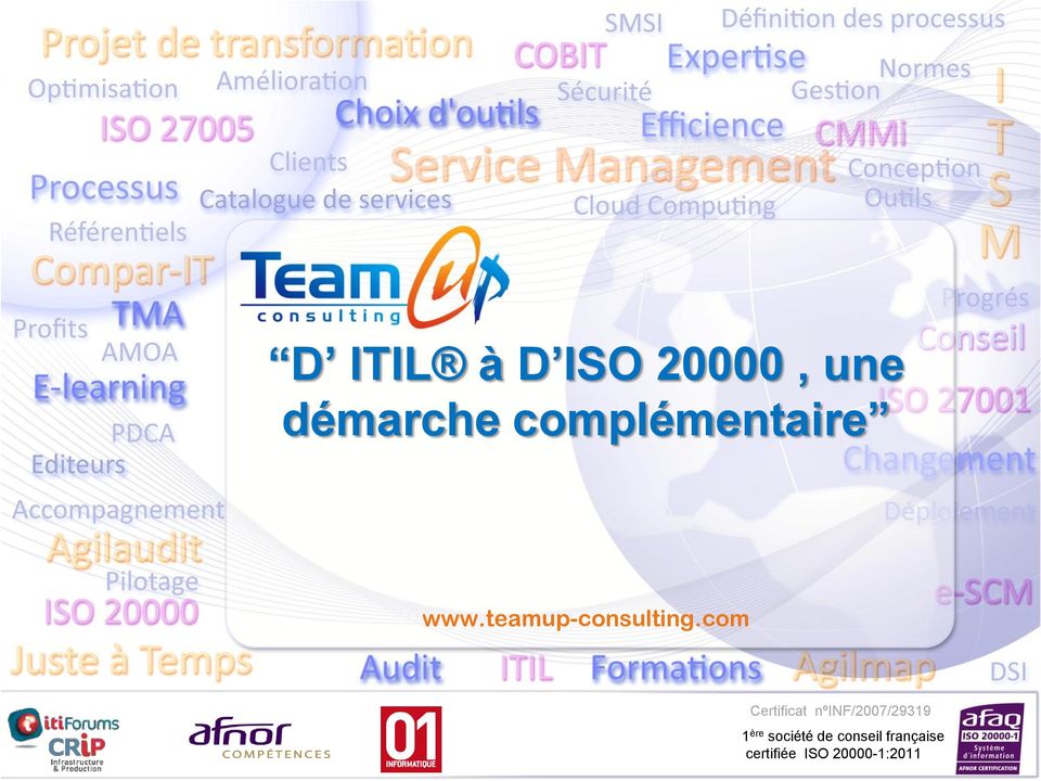 com Teamup Consulting - 1 Certificat
