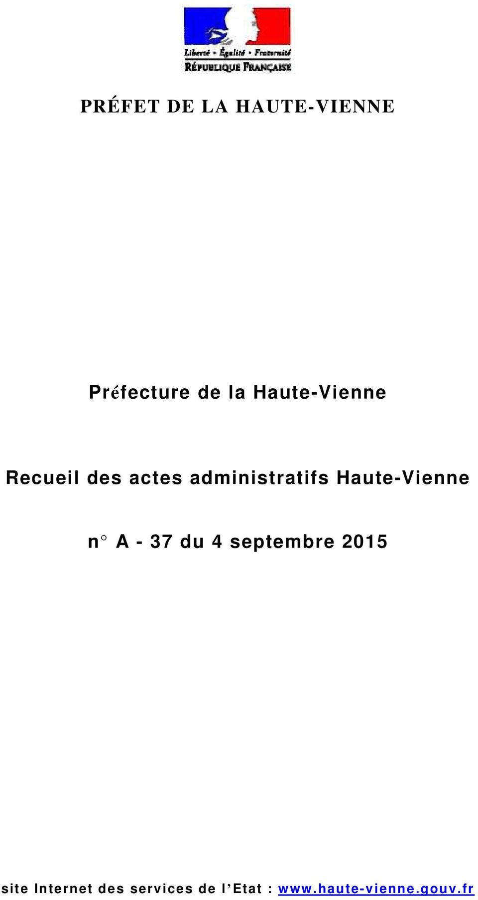 Haute-Vienne n A - 37 du 4 septembre 2015 site