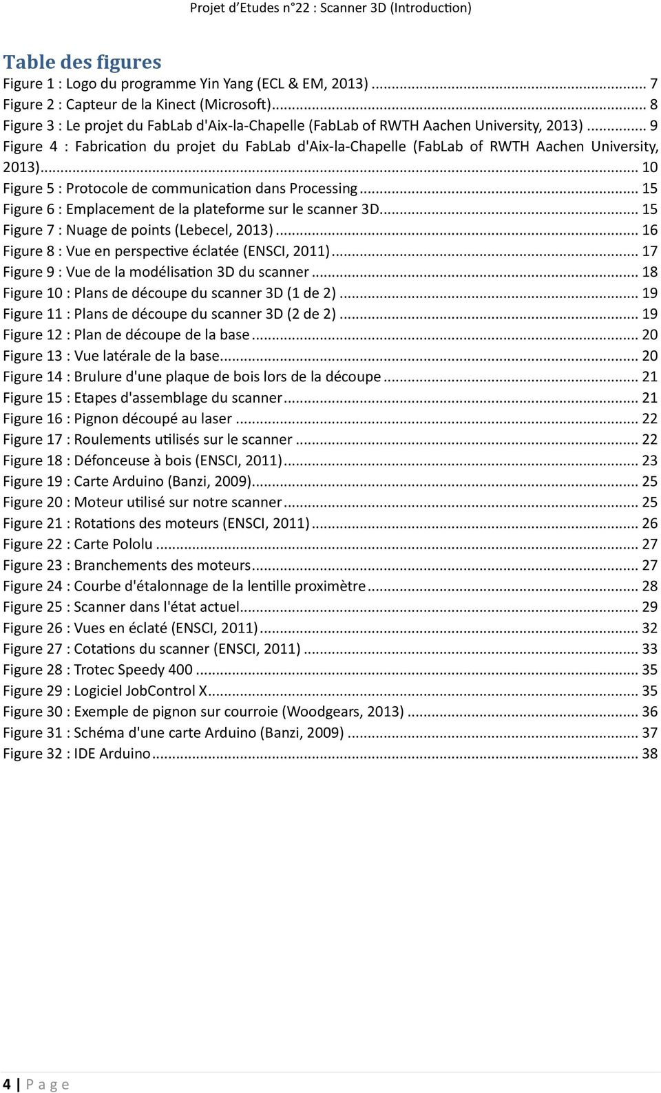 .. 10 Figure 5 : Protocole de communication dans Processing... 15 Figure 6 : Emplacement de la plateforme sur le scanner 3D... 15 Figure 7 : Nuage de points (Lebecel, 2013).