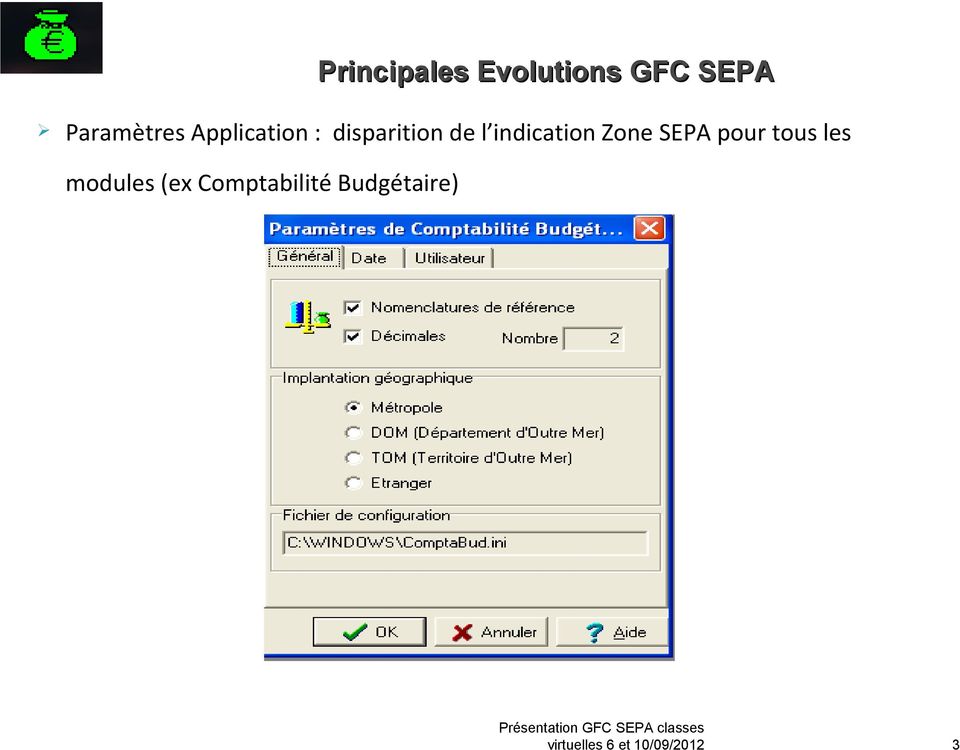 SEPA pour tous les modules (ex