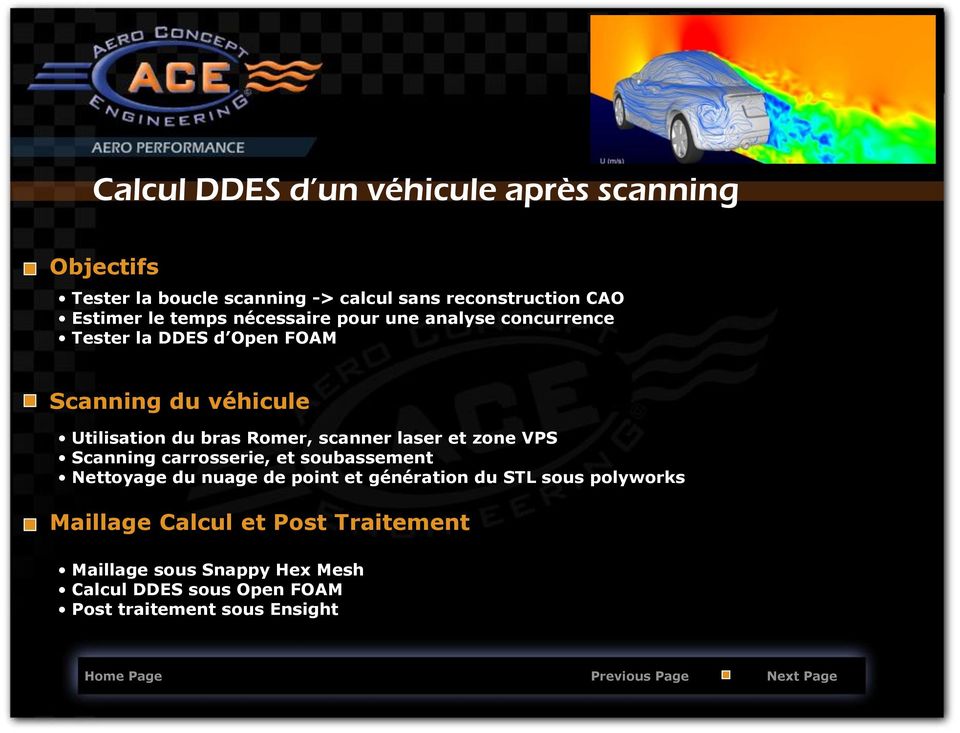 scanner laser et zone VPS Scanning carrosserie, et soubassement Nettoyage du nuage de point et génération du STL sous